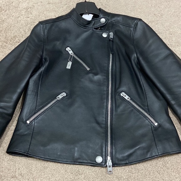 Coach 100% Leather Jacket for Women - Picture 14 of 16